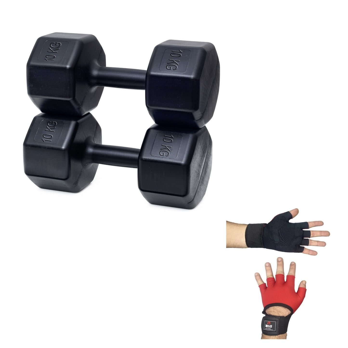 PS SPOR 10 KG DAMBIL X 2 ADET + BODY ELDİVENİ