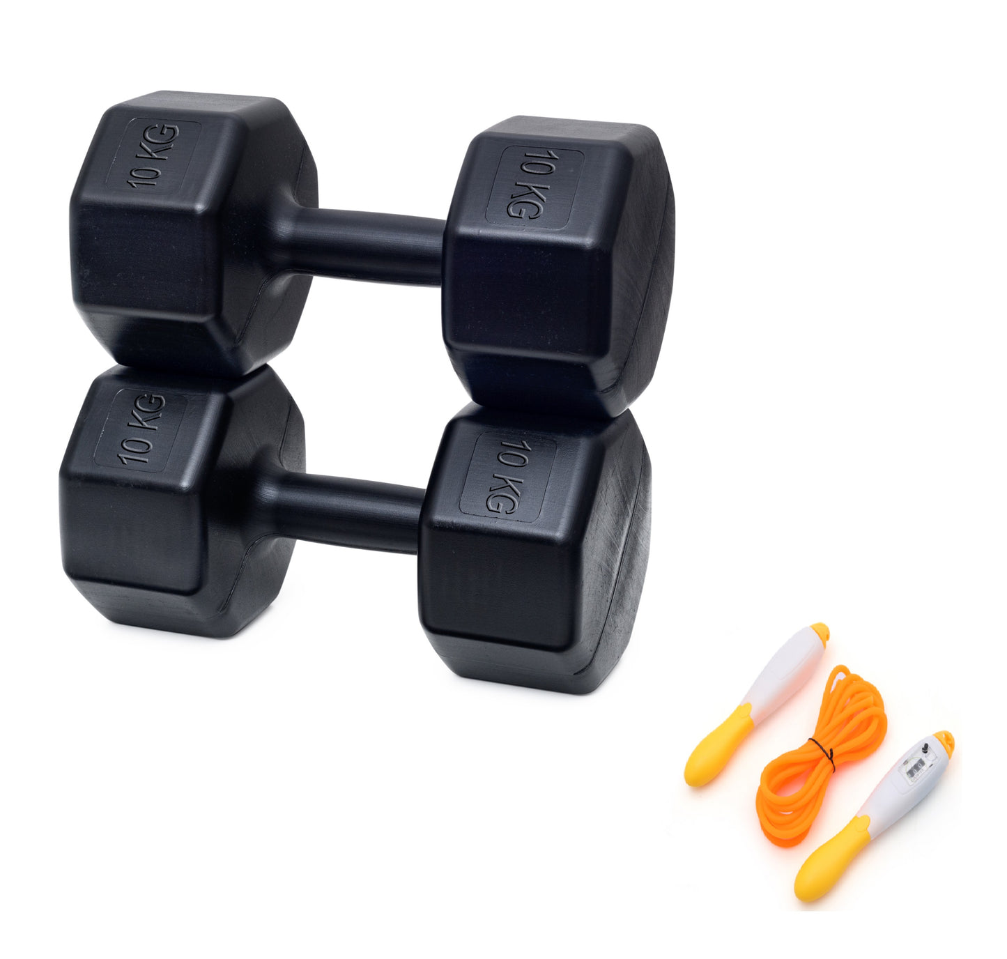 PSSPOR 2 X 10 DAMBIL SET + AYARLANABİLİR ATLAMA İPİ