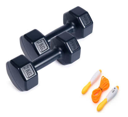 PSSPOR 2 X 2 DAMBIL SET + AYARLANABİLİR ATLAMA İPİ