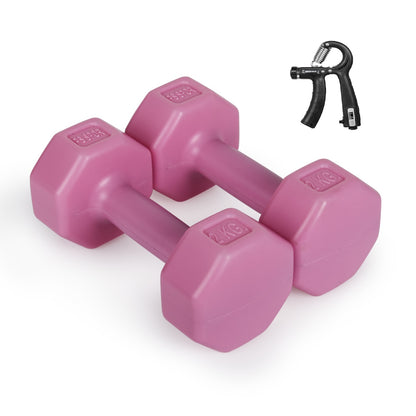 PSSPOR 2 X 2 PEMBE RENK DAMBIL SET + SAYAÇLI VE AYARLANABİLİR EL YAYI