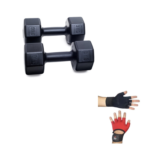 PS SPOR 3 KG DAMBIL X 2 ADET + BODY ELDİVENİ