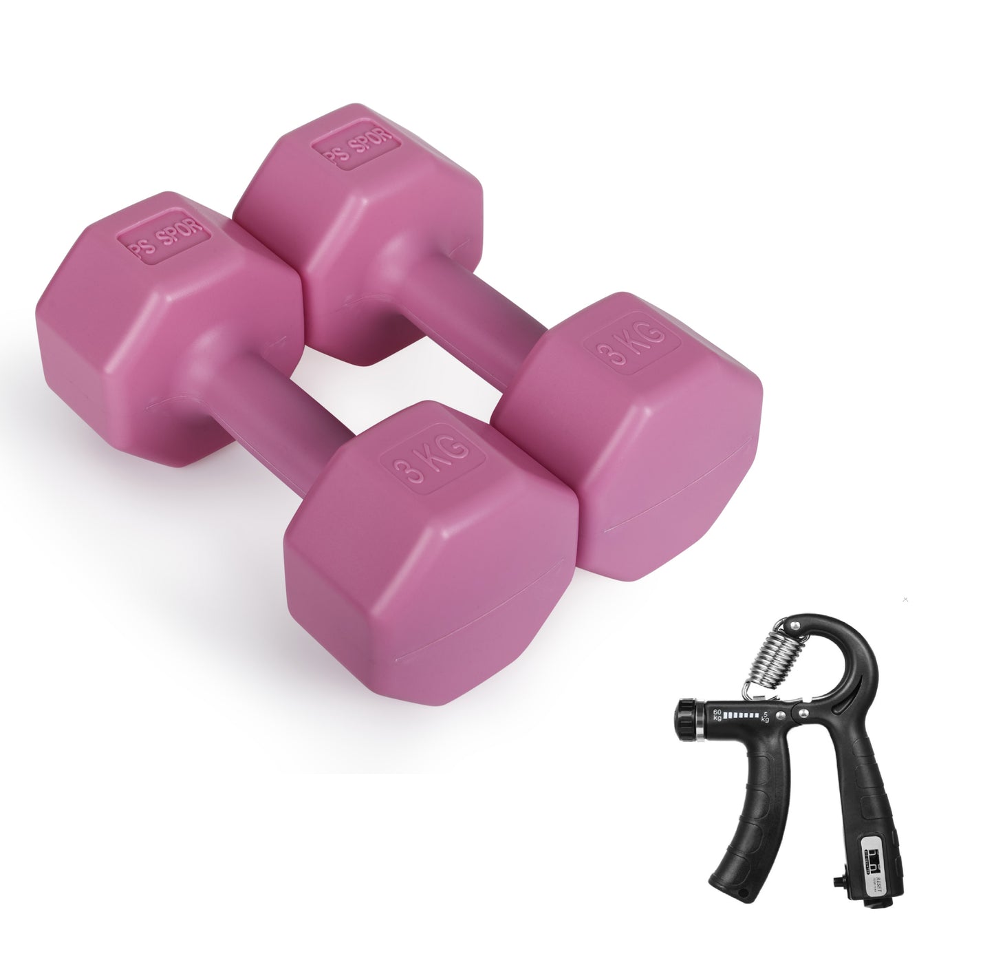 PSSPOR 2 X 3 PEMBE RENK DAMBIL SET + AYARLANABİLİR EL YAYI