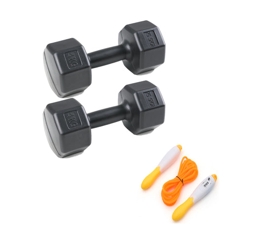 PSSPOR 2 X 4 DAMBIL SET + AYARLANABİLİR ATLAMA İPİ