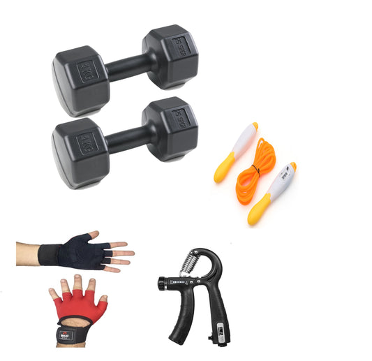 PSSPOR 2 X 4 DAMBIL SET + BODY ELDİVENİ - AYARLANABİLİR EL YAYI VE ATLAMA İPİ