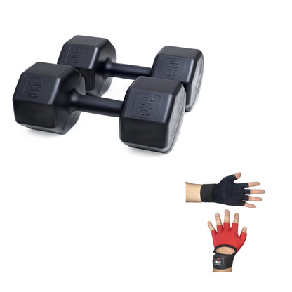 PS SPOR 6 KG DAMBIL X 2 ADET + BODY ELDİVENİ