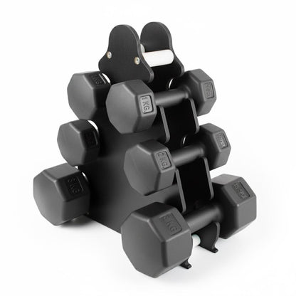 3 SET SİYAH RENK DAMBIL SETİ ve STAND (1KG-2KG-3KG + STAND OLARAK GÖNDERİM YAPILMAKTADIR)